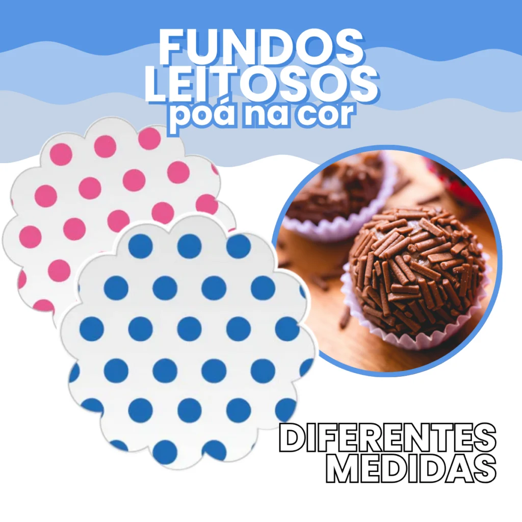 Fundo Branco Poá na Cor
