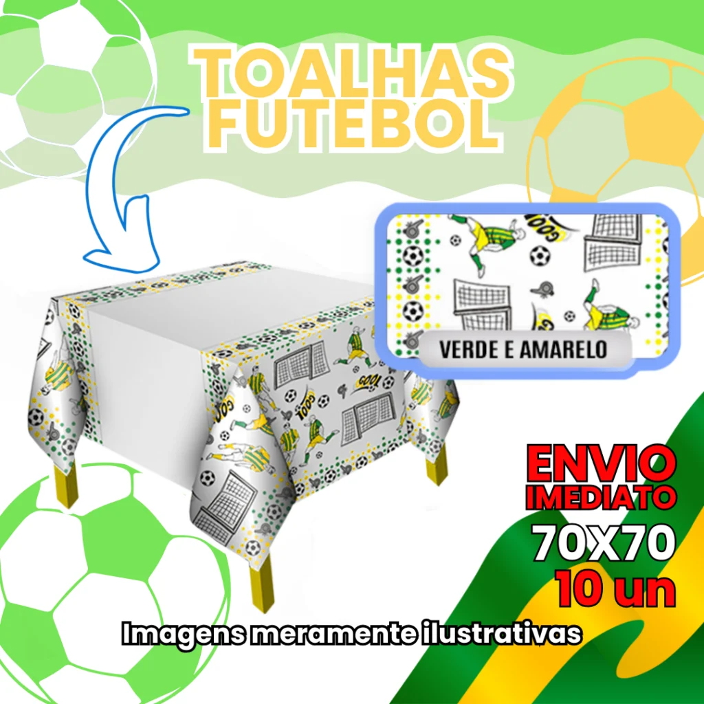 Toalha de Mesa Leitosa Festiva Temas 70x70 cm