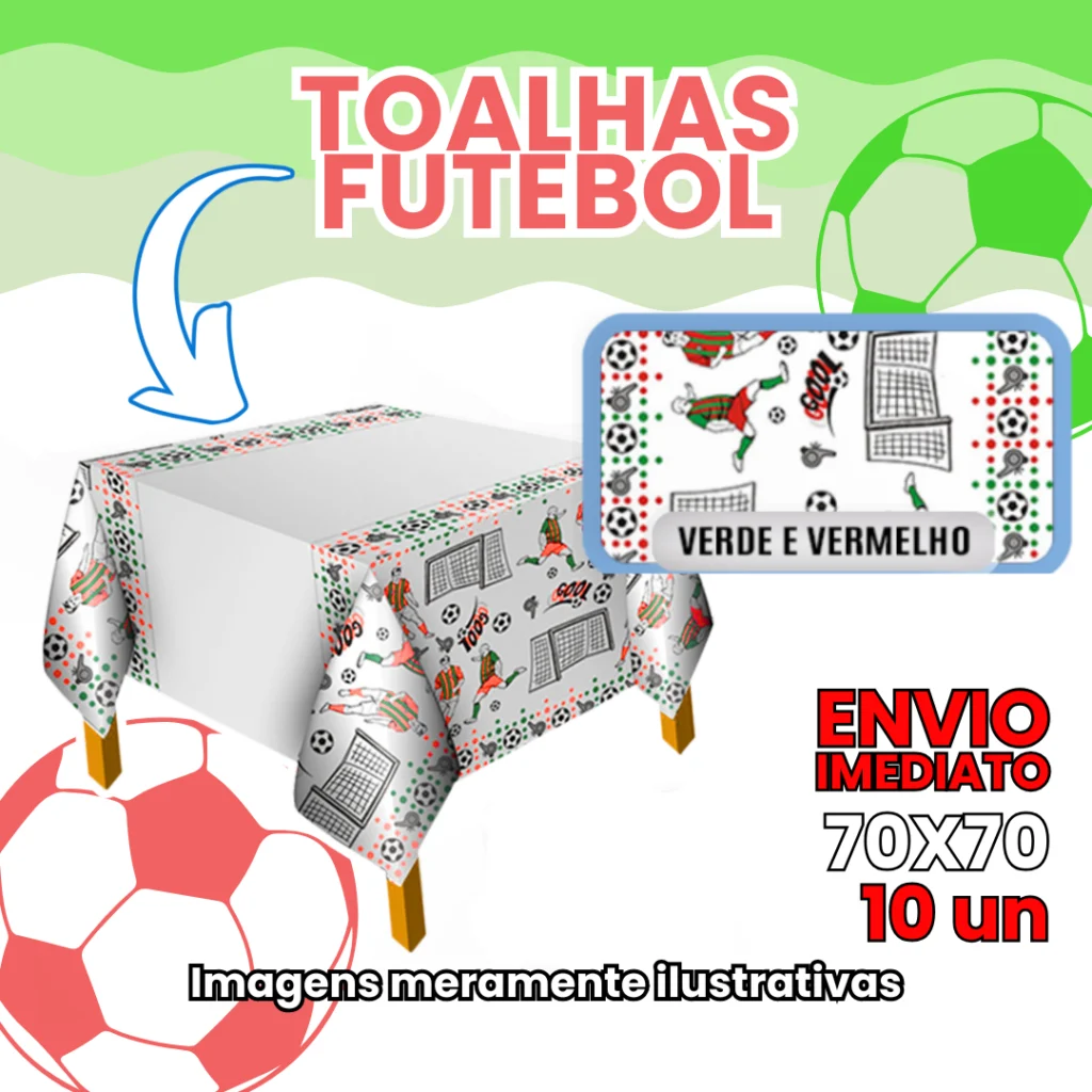 Toalha de Mesa Leitosa Festiva Temas 70x70 cm