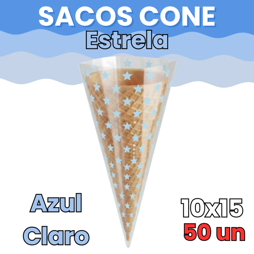 Saco Cone Trufado Estrela