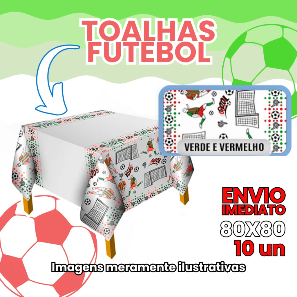 Toalha de Mesa Leitosa Festiva Temas 80×80 cm