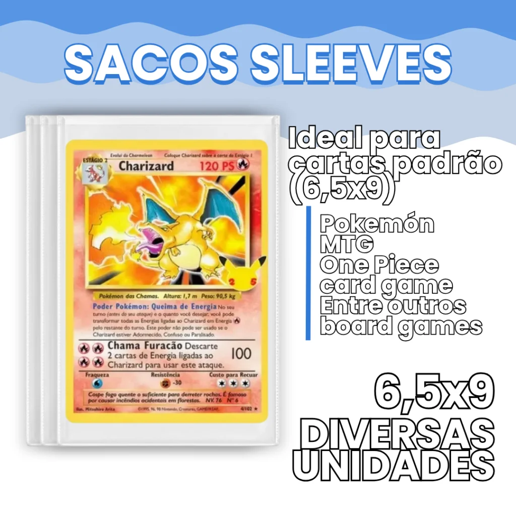 Sleeve Shield Incolor para Cartas