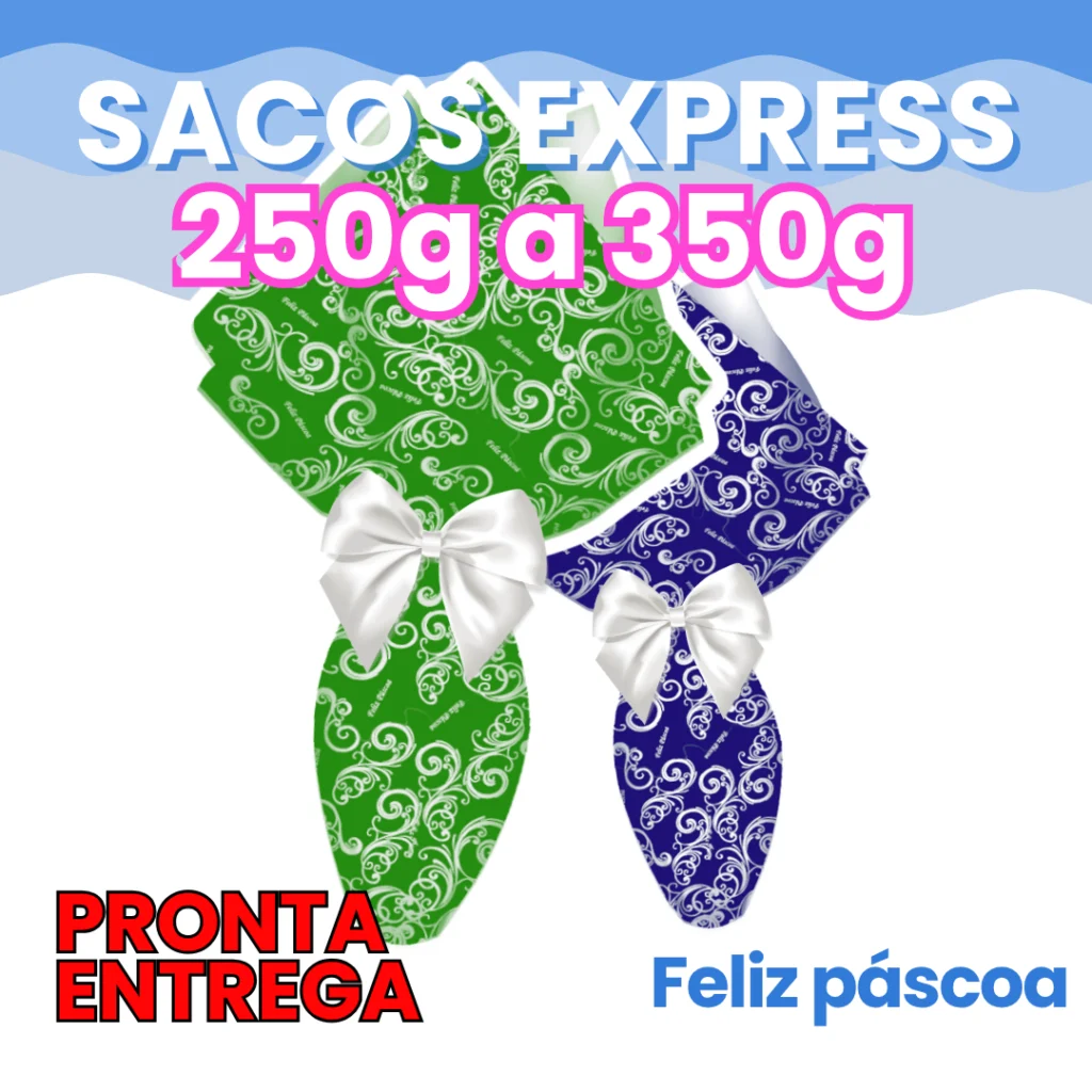 Sacos Express Ovos de Páscoa Envelope – Tema Feliz Páscoa