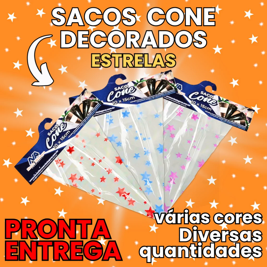 Saco Cone Trufado Estrela