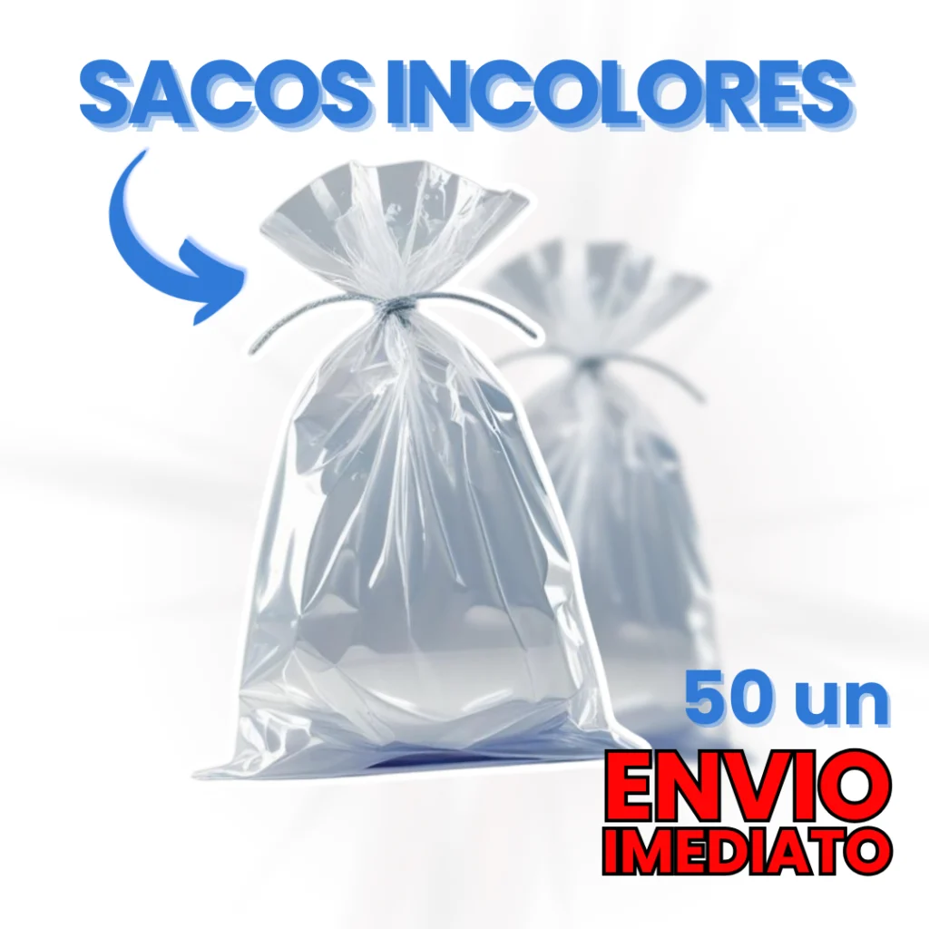 Saco Incolor BOPP Transparente