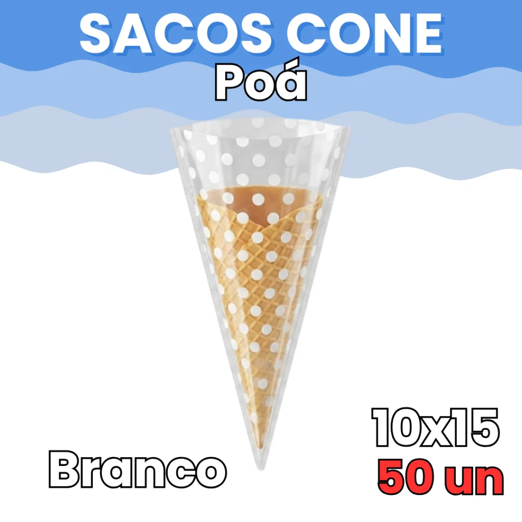 Saco Cone Trufado Poá