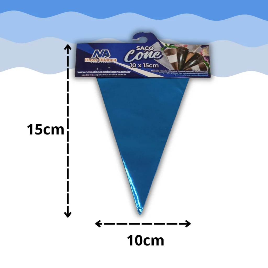 Sacos Cone Trufado BOPP Laminado Cores