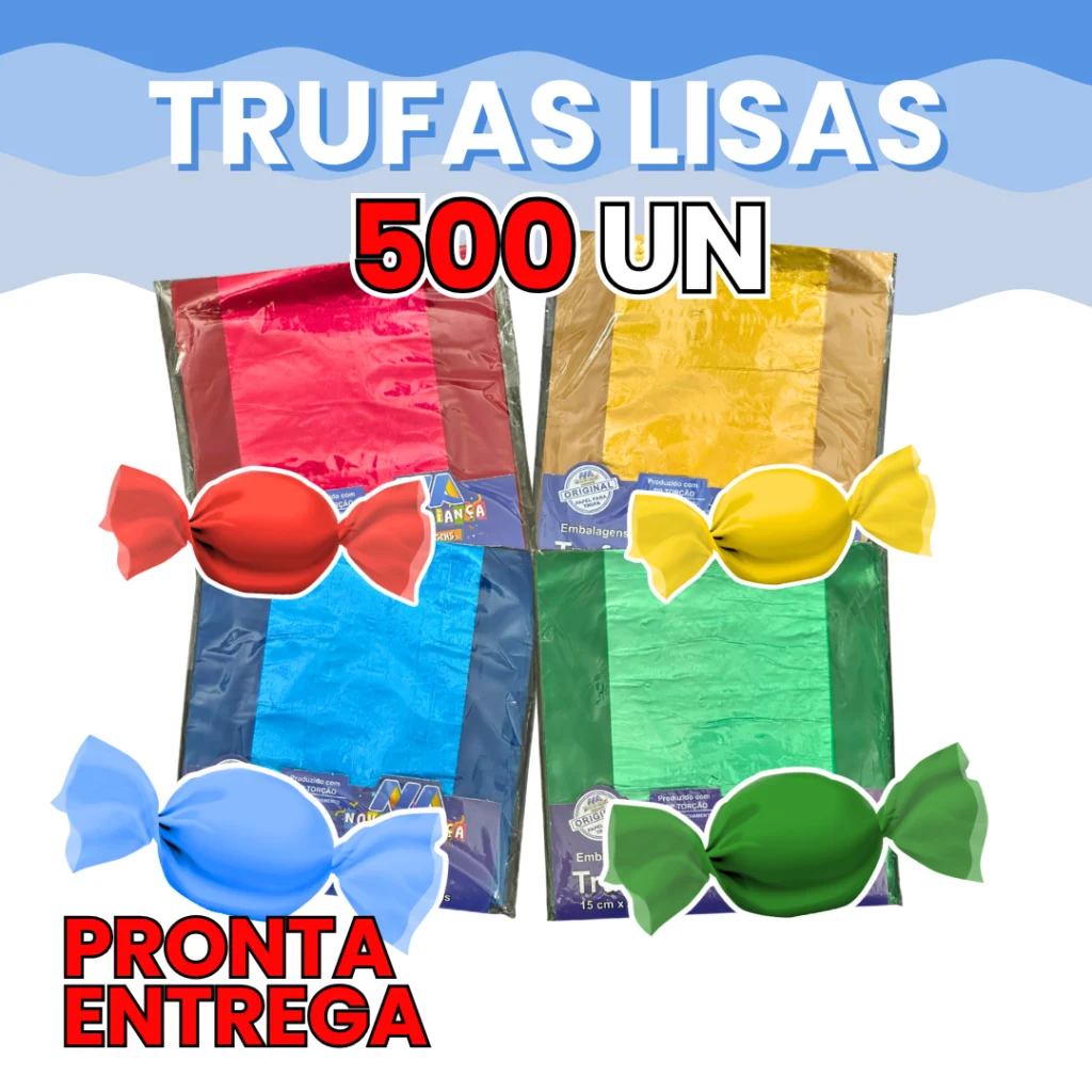 Embalagem para Trufas Sabores c/500 e 1000