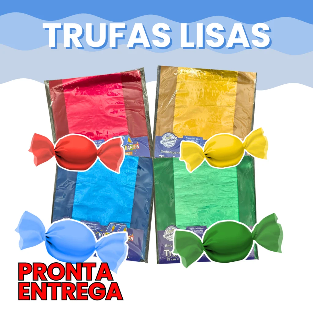 Embalagem para Trufas Sabores c/50 e 100
